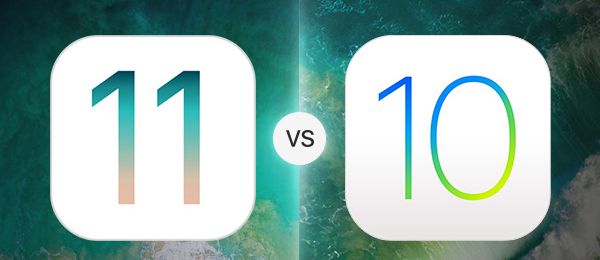 iOS 11 vs. iOS 10