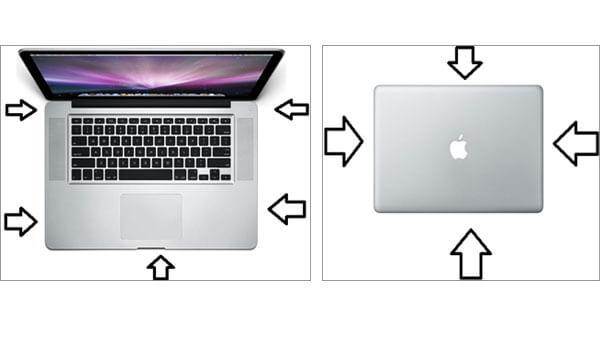 Bereinigen Sie das Erscheinungsbild des MacBook