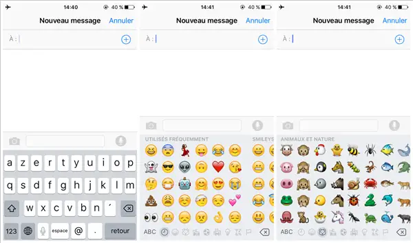 Verwenden Sie die iPhone-Emoji-Tastatur