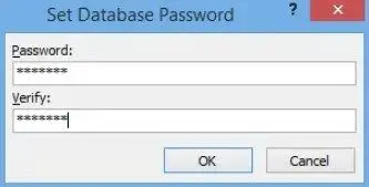 Passwort festlegen.