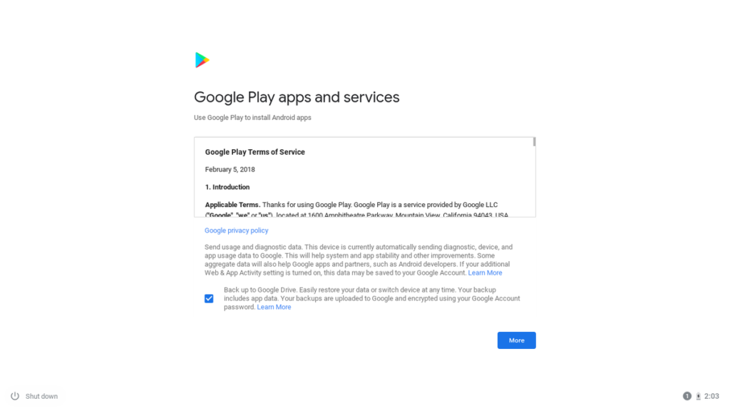 Google Play-Dienste.