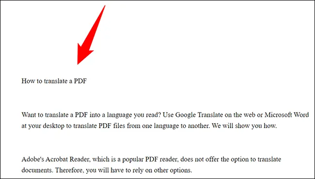 PDF von Google übersetzen