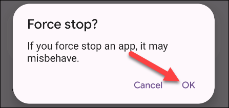 Erzwingen Sie das Schließen von Apps auf Android.