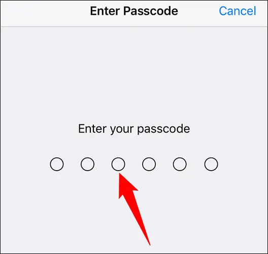 Deaktivieren Sie den iPhone-Passcode