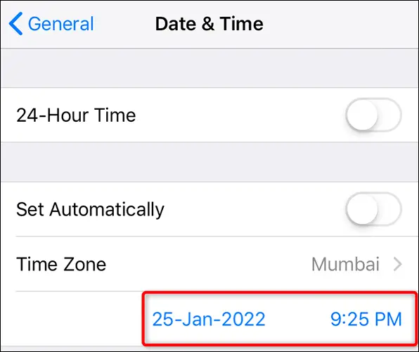 So ändern Sie die Datumszeit auf dem iPhone