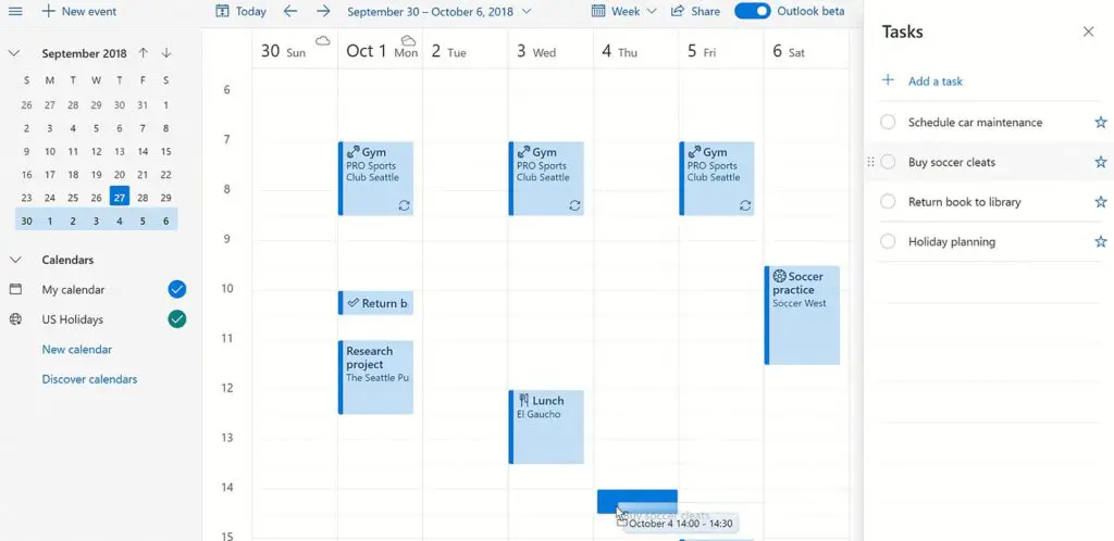 Outlook-Kalender To Do 2