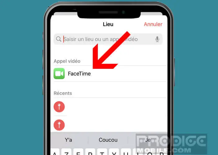 Senden Sie FaceTime-Einladungen aus der Kalender-App