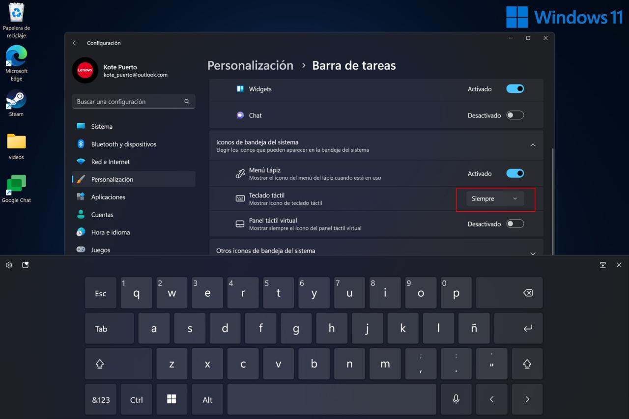 windows 11 touch gesten