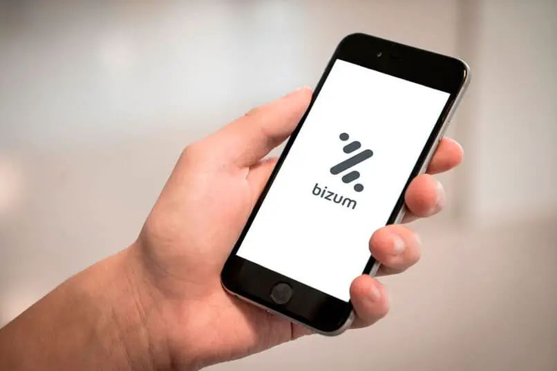 bizum-App auf einem Handy