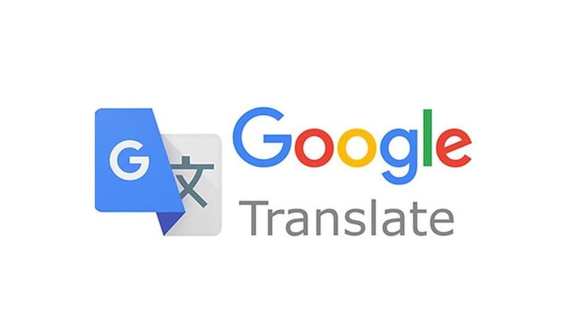 Google Translate-Symbol mit weißem Hintergrund