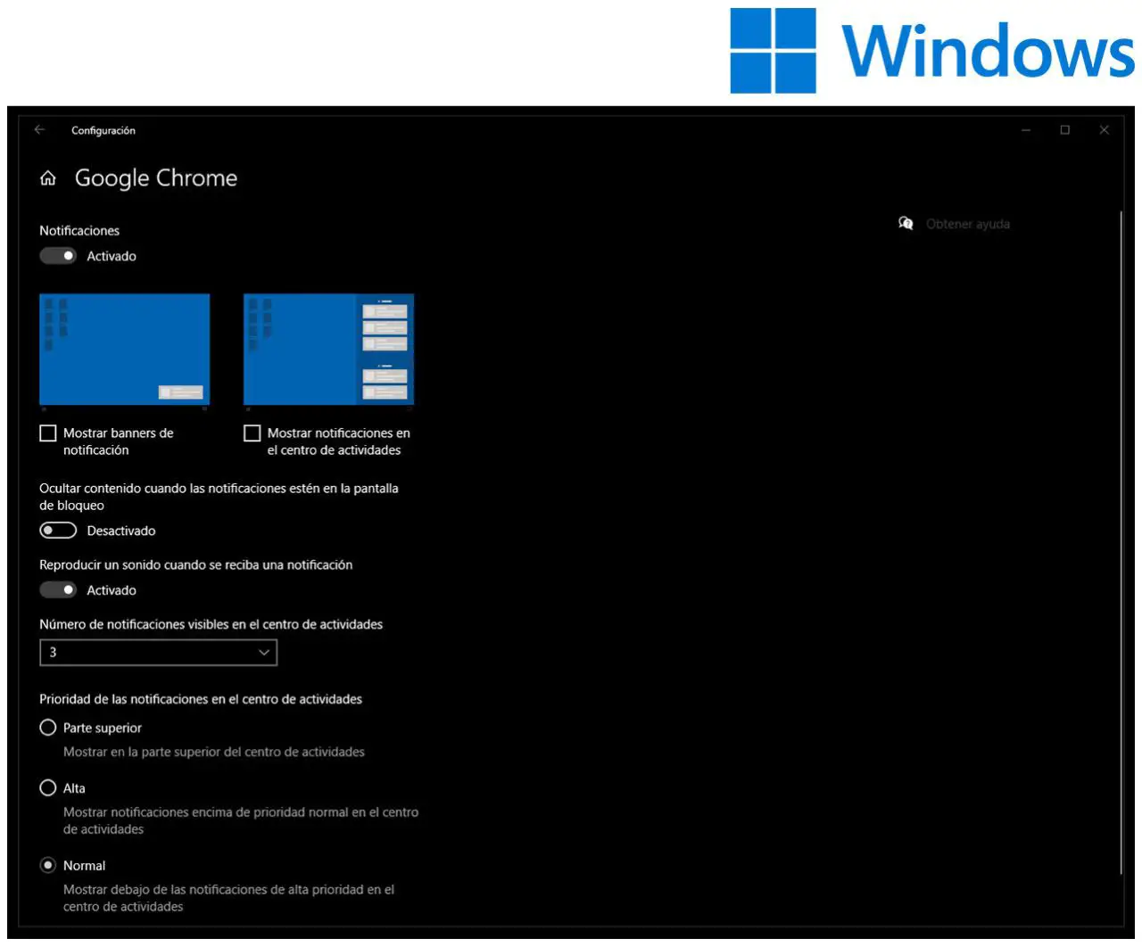 Windows-Benachrichtigungen nach Anwendung