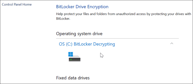 So entfernen Sie die Bitlocker-Windows-Verschlüsselung