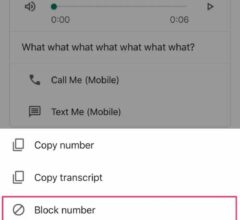 Blocknummer Google Voice 3