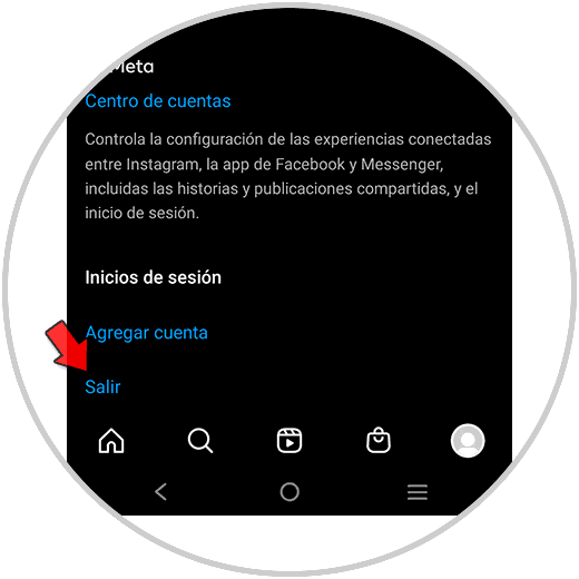 Melde dich von Instagram ab, um zu beheben, dass Instagram auf meinem Handy nicht funktioniert.png.png