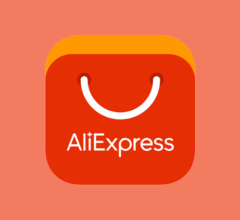 Emblem des virtuellen Stores von aliexpress