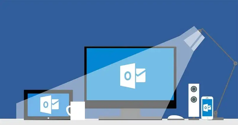 Outlook-Emblem auf mehreren Geräten