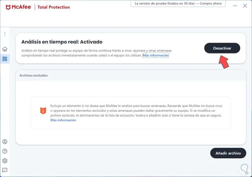 So Deaktivieren Sie McAfee Windows 11 Storungssuche