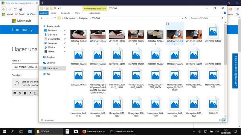 Vorschau einiger Bilder in Windows-Ordnern