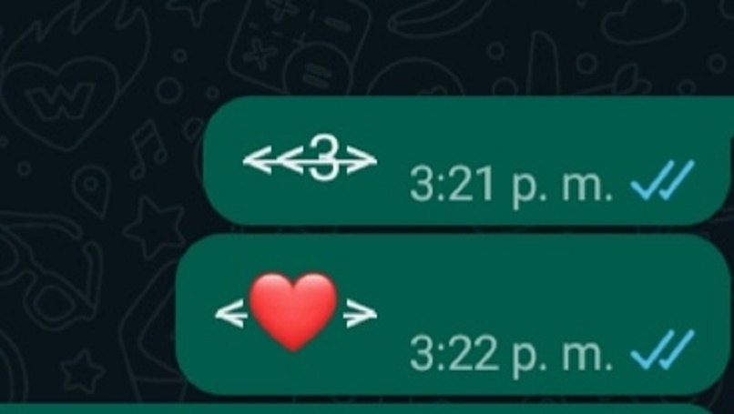 Emoji „verstecktes Herz“ WhatsApp
