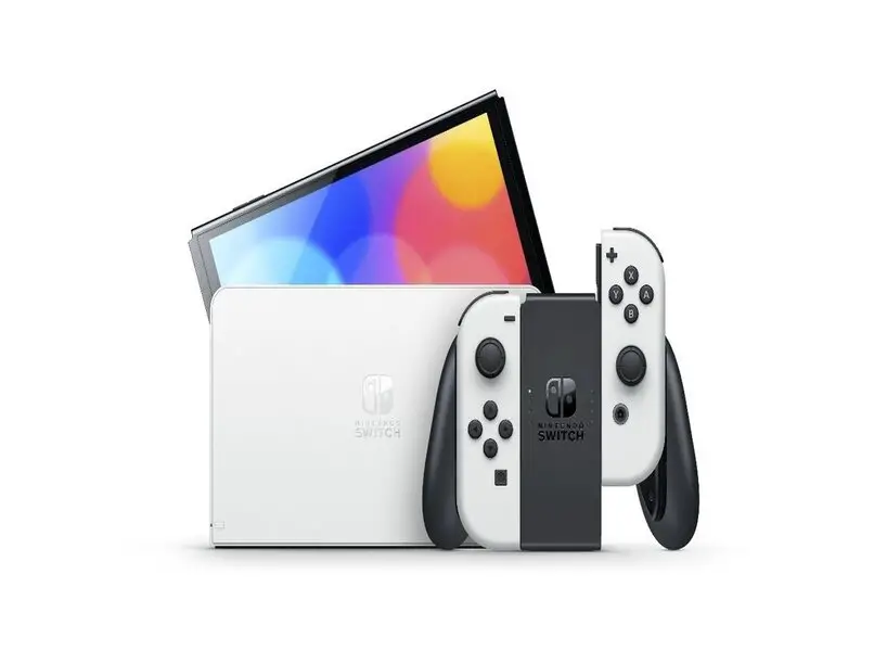 Weiße Nintendo Switch Oled Konsole