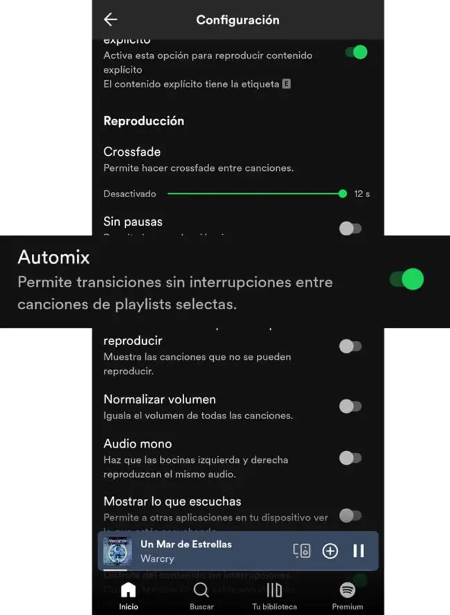 Automix Spotify