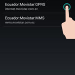 Konfigurieren Sie APN Mobile Internet Movistar